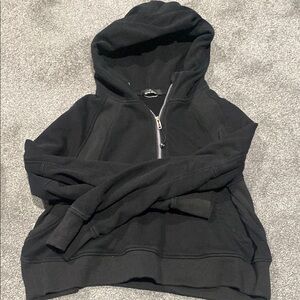 Black Hoodie with Zipper